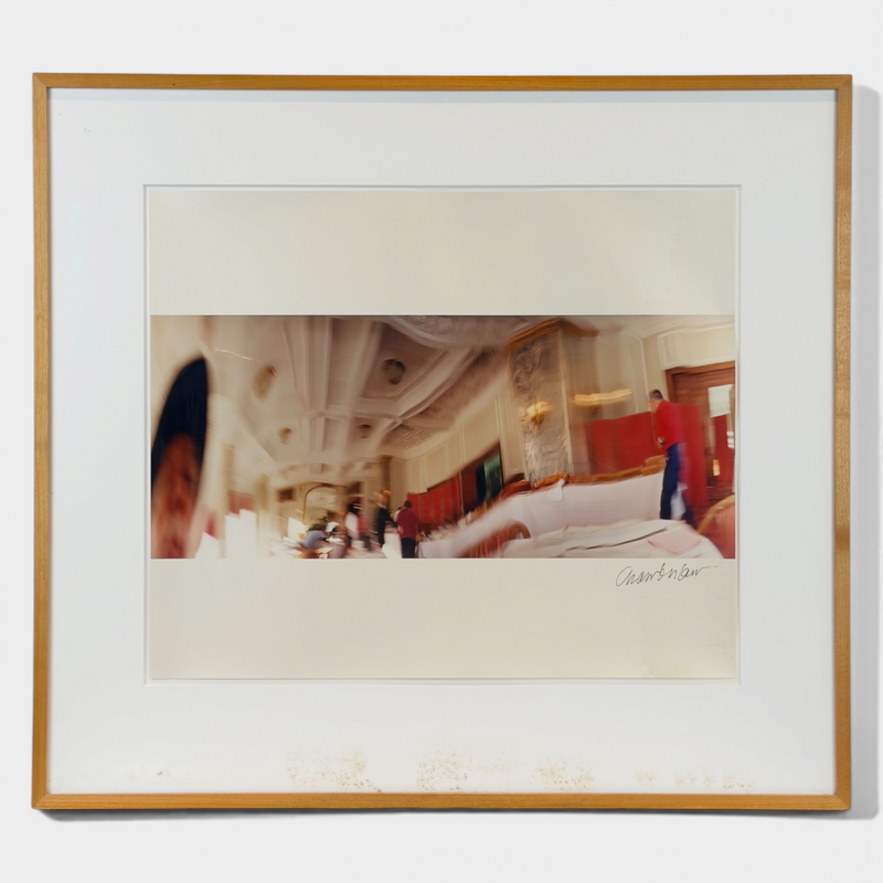 john chamberlain, usa, 1927-2011 dining room, hotel carlton, 2001 photograph