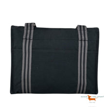 Hermes Black Toile Canvas Herline Messenger Bag