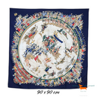 Hermes Silk Scarf Cirque Molier by Philippe Dumas
