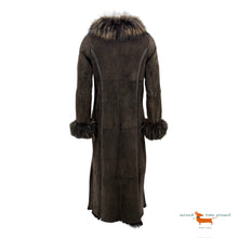 Entre Deux Lambskin  Coat  with Fox