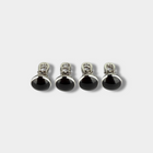 Tom Ford White Gold and Onyx Cufflinks and Shirt Studs