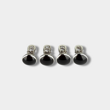 Tom Ford White Gold and Onyx Cufflinks and Shirt Studs