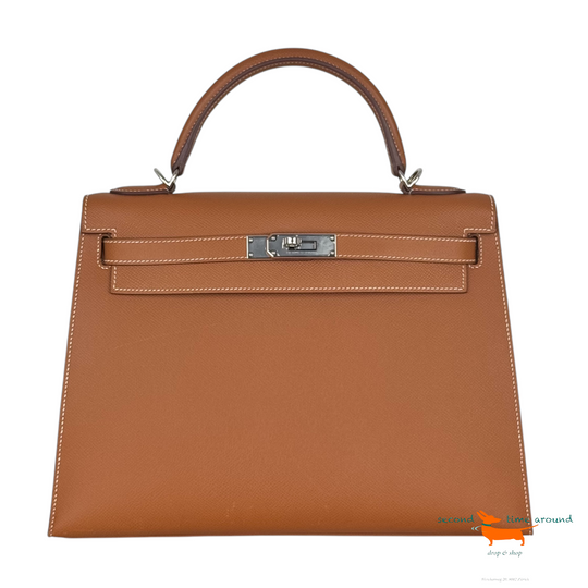 Hermes Kelly II Sellier 32 Veau Epsom Bag