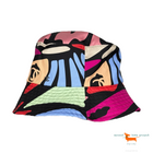 Chanel 2022 Bucket CC Hat with String in Silk