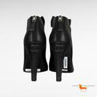 Chanel Buffalo Glitter Crystal Star Bow Pumps Black