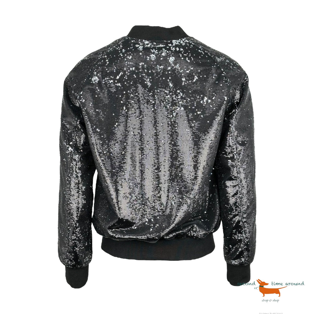 Philipp Plein Pailletten Leather Jacket