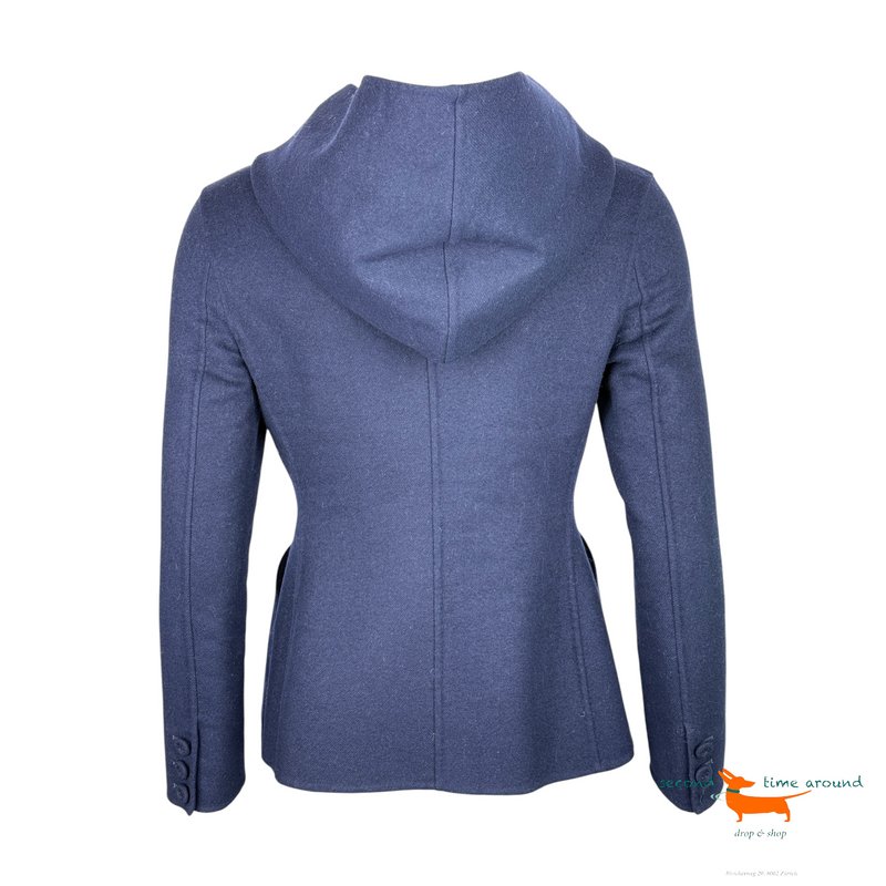 Christian Dior Bar Hooded Wool Jacket in Navy