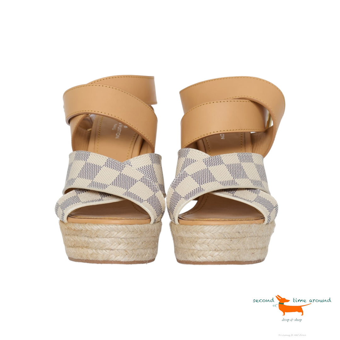 Louis Vuitton Starboard Wedge Sandals