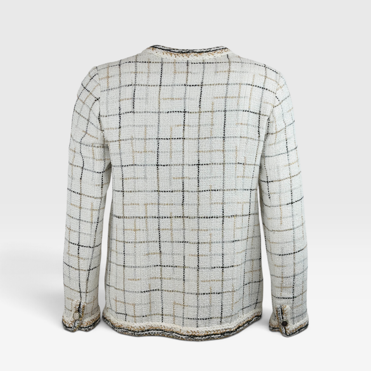 Chanel Cocobot Lamé Tweed Jacket from the Spring/Summer 2017 Collection