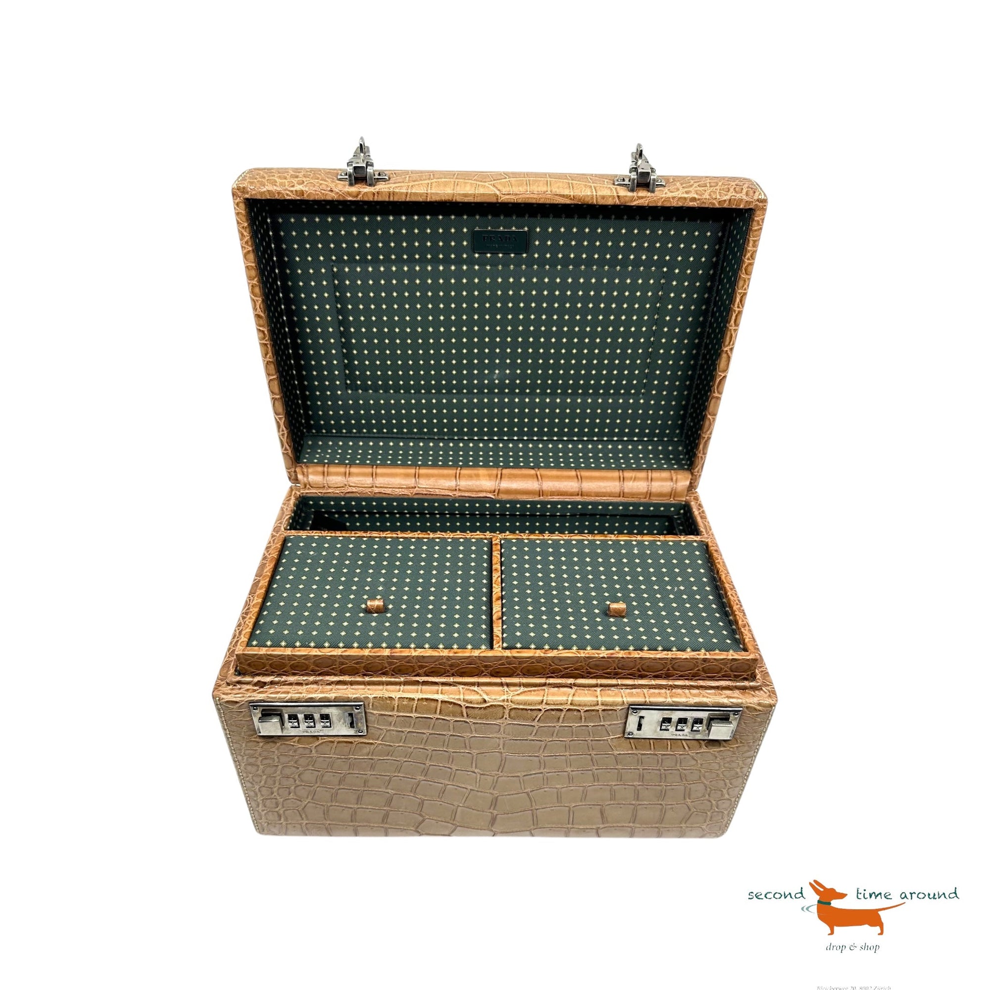 Prada Croco Beauticase