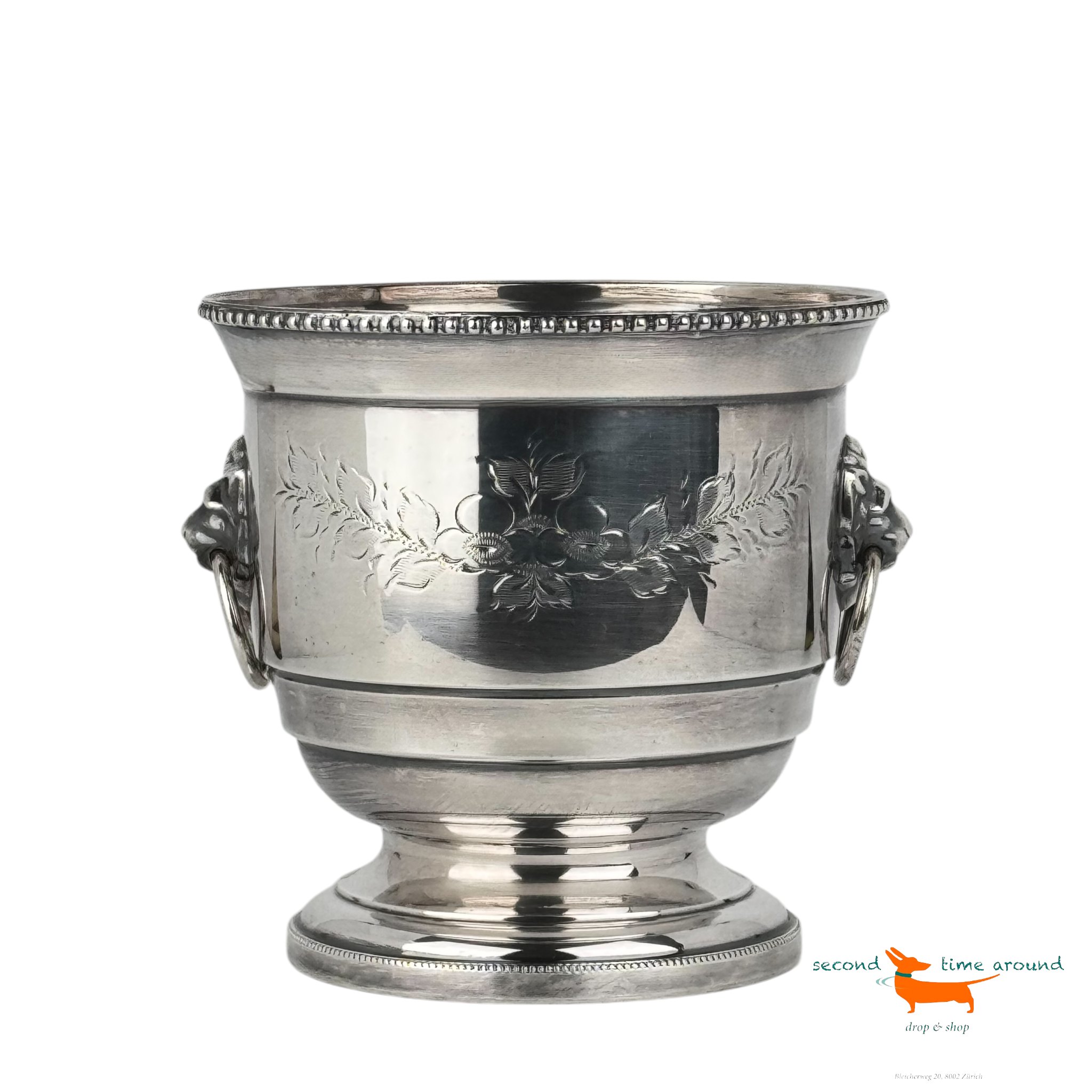 Vintage Silver Plated Caviar Ice Bucket