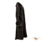 Entre Deux Lambskin  Coat  with Fox