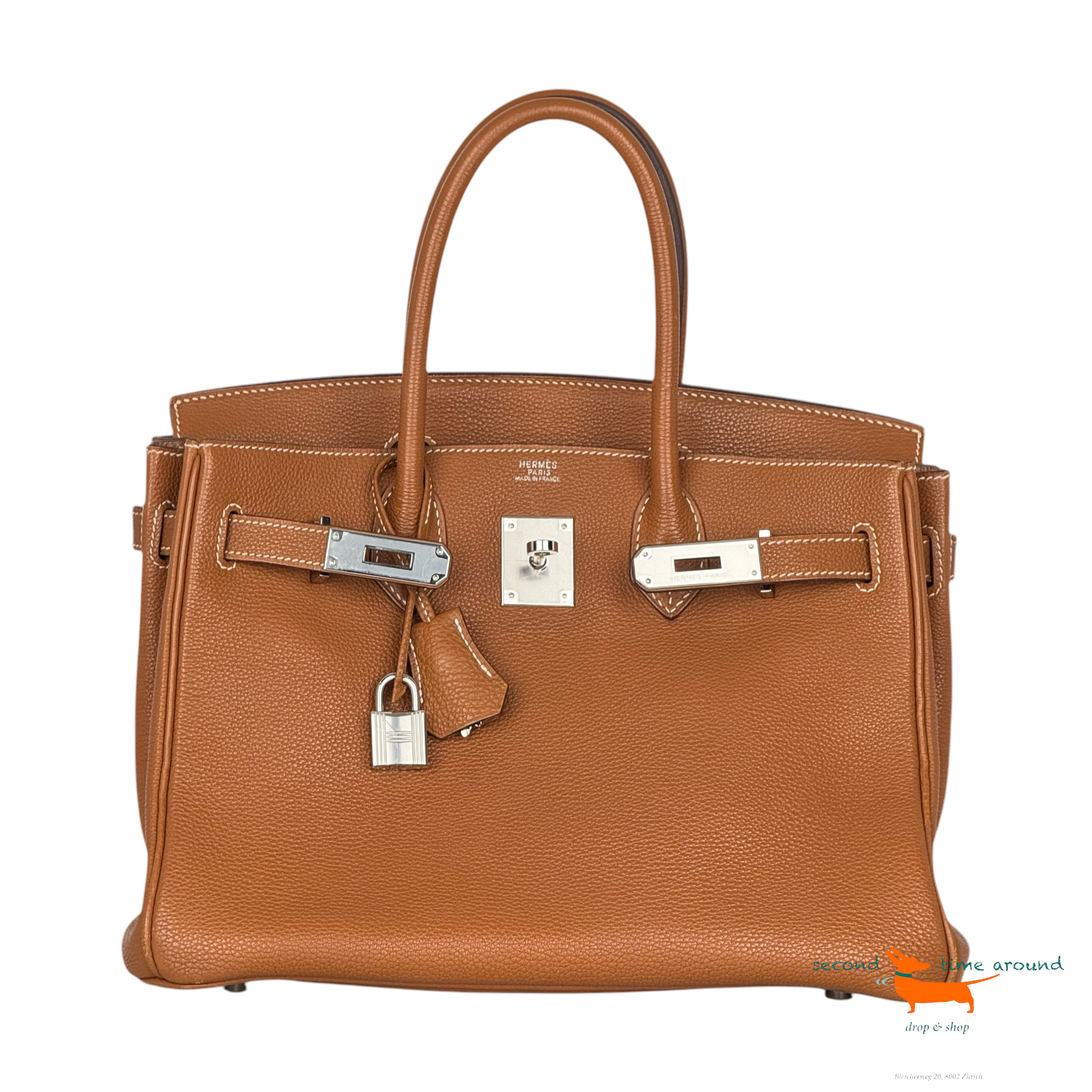 Hermes Birkin 30 togo Leather Bag