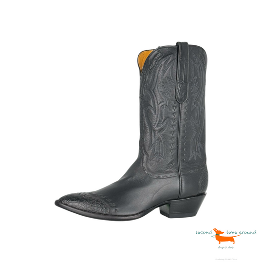 Stallion Calf Alligator Boots