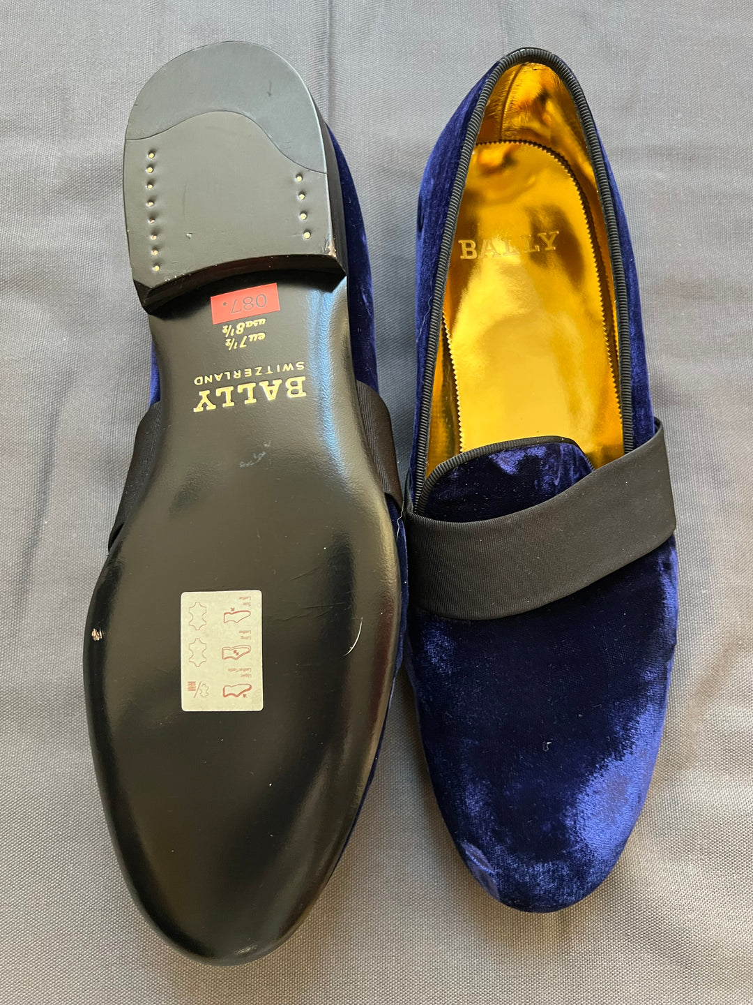 Bally Velvet Slipon