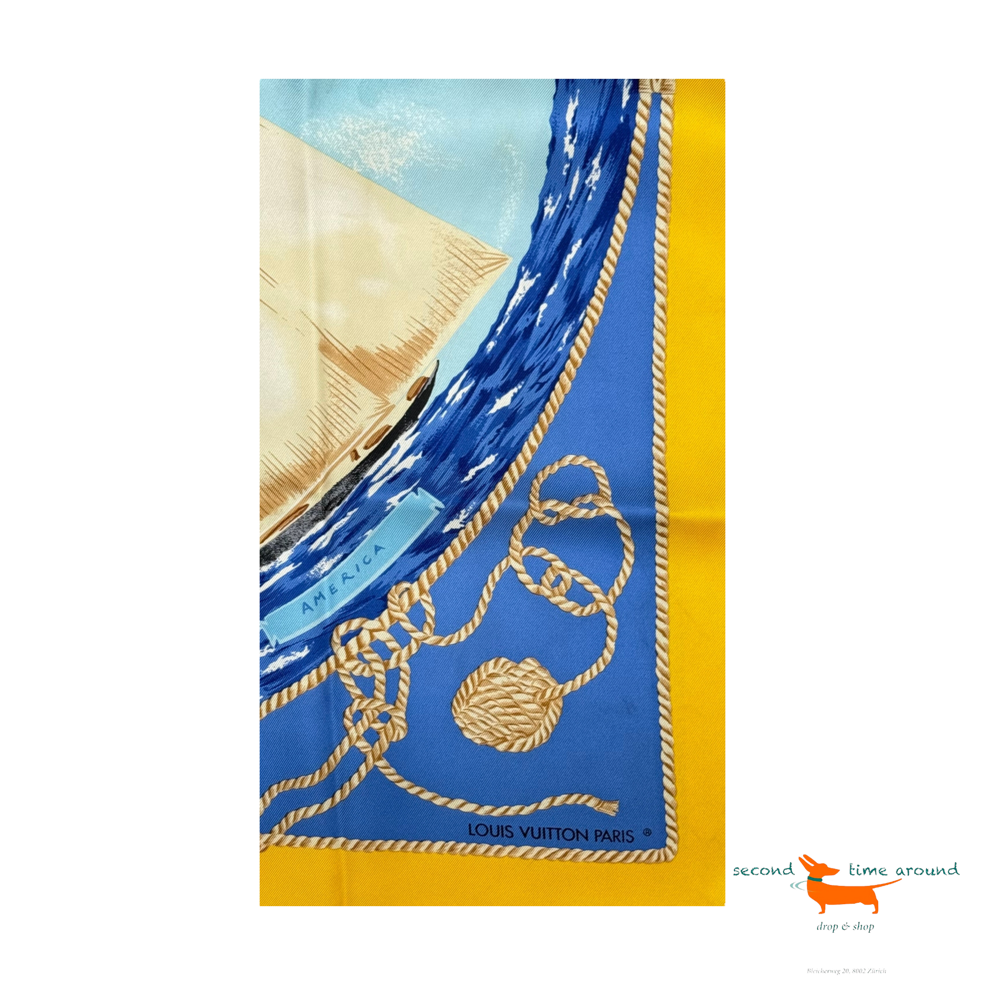 Louis Vuitton  America’s Cup Silk Scarf
