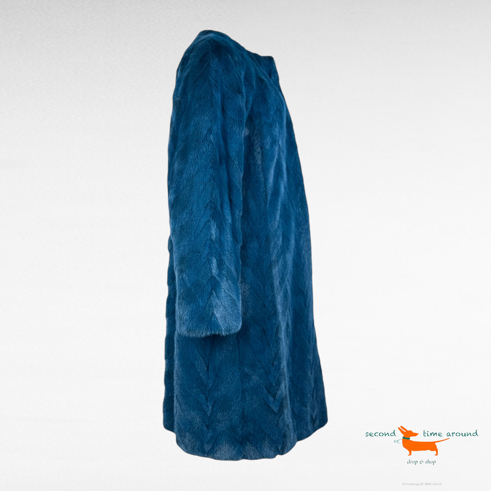Hermes Mink Coat with Scarf