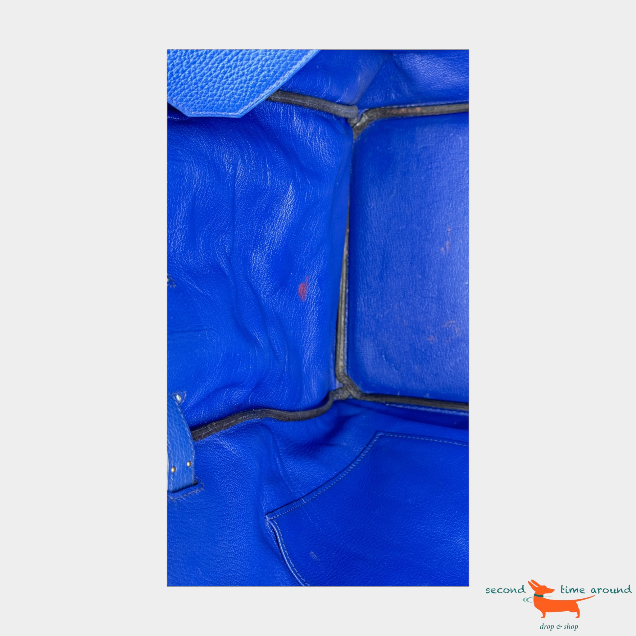 Hermes Birkin Clémence Blue 35 Bag