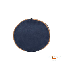 Hermes Blue Matelot Tote Bag in  Cotton and Leather