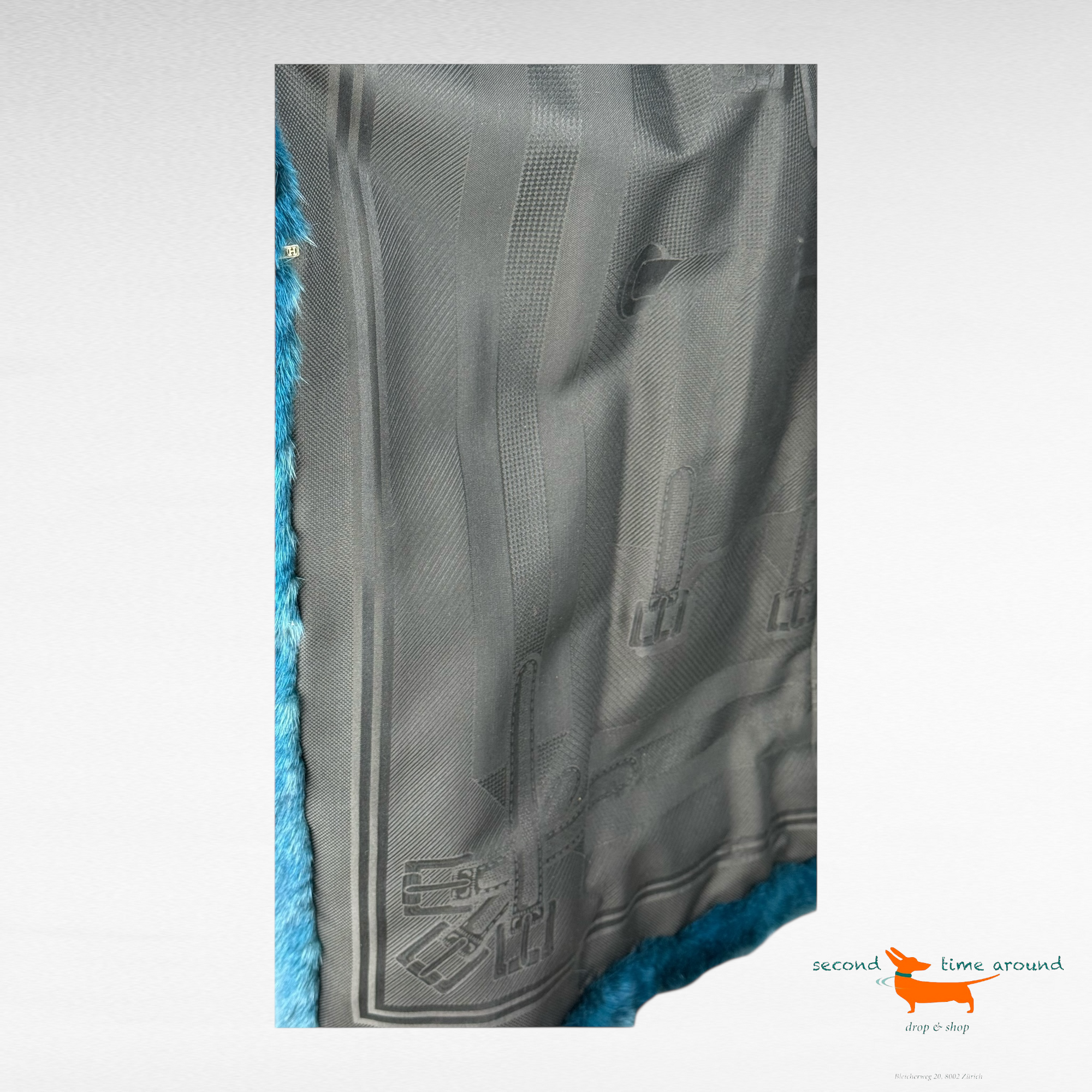 Hermes Mink Coat with Scarf