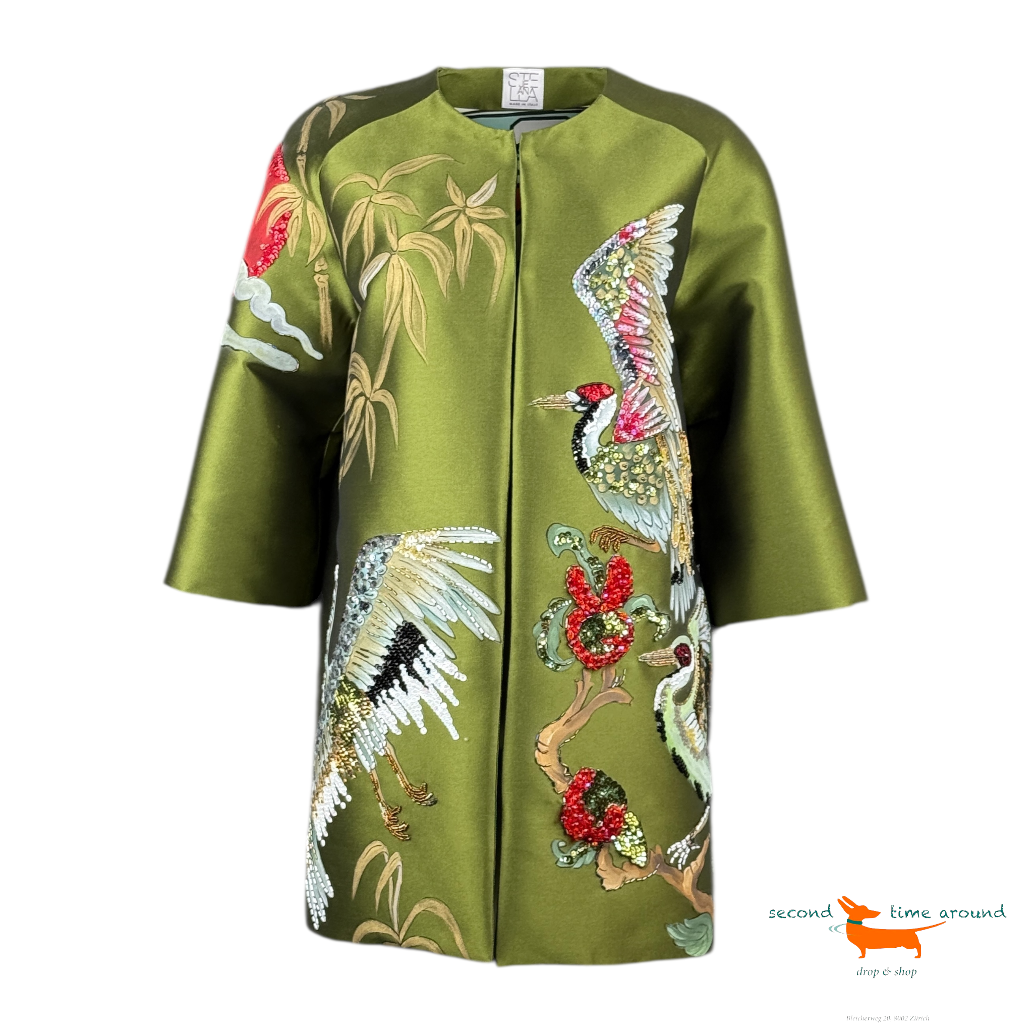 Stella Jean Embroidered Coat