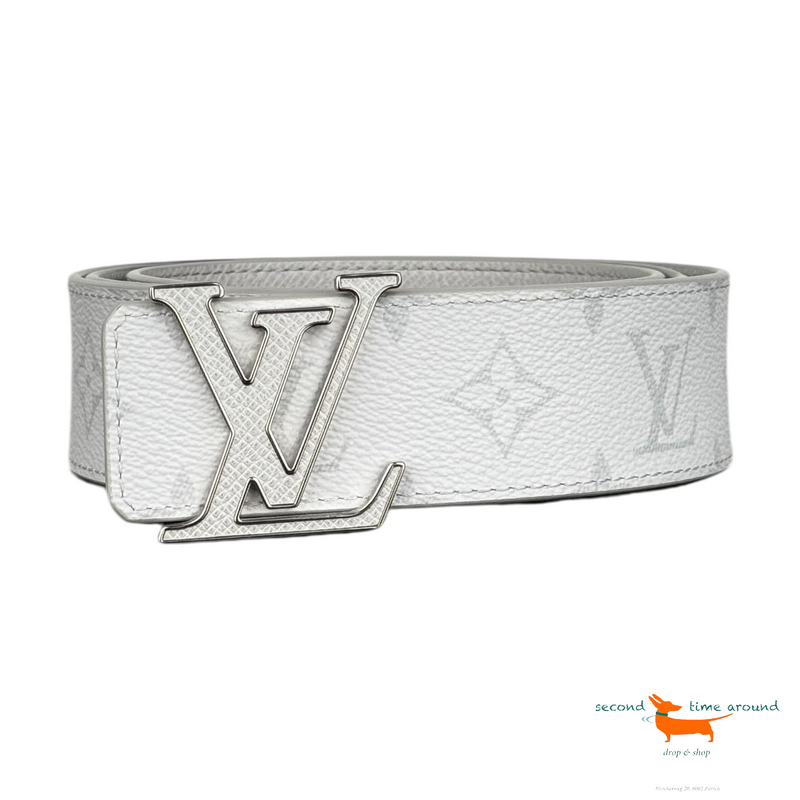 Louis Vuitton LV Initiales Reversible Belt Monogram Eclipse Taiga