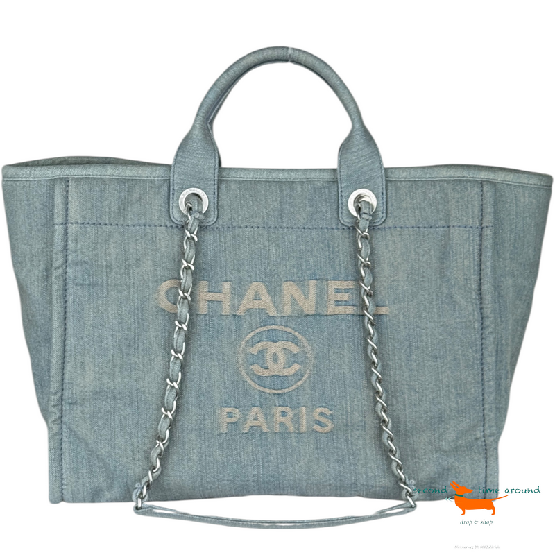 Chanel Deauville Denim Tote Bag