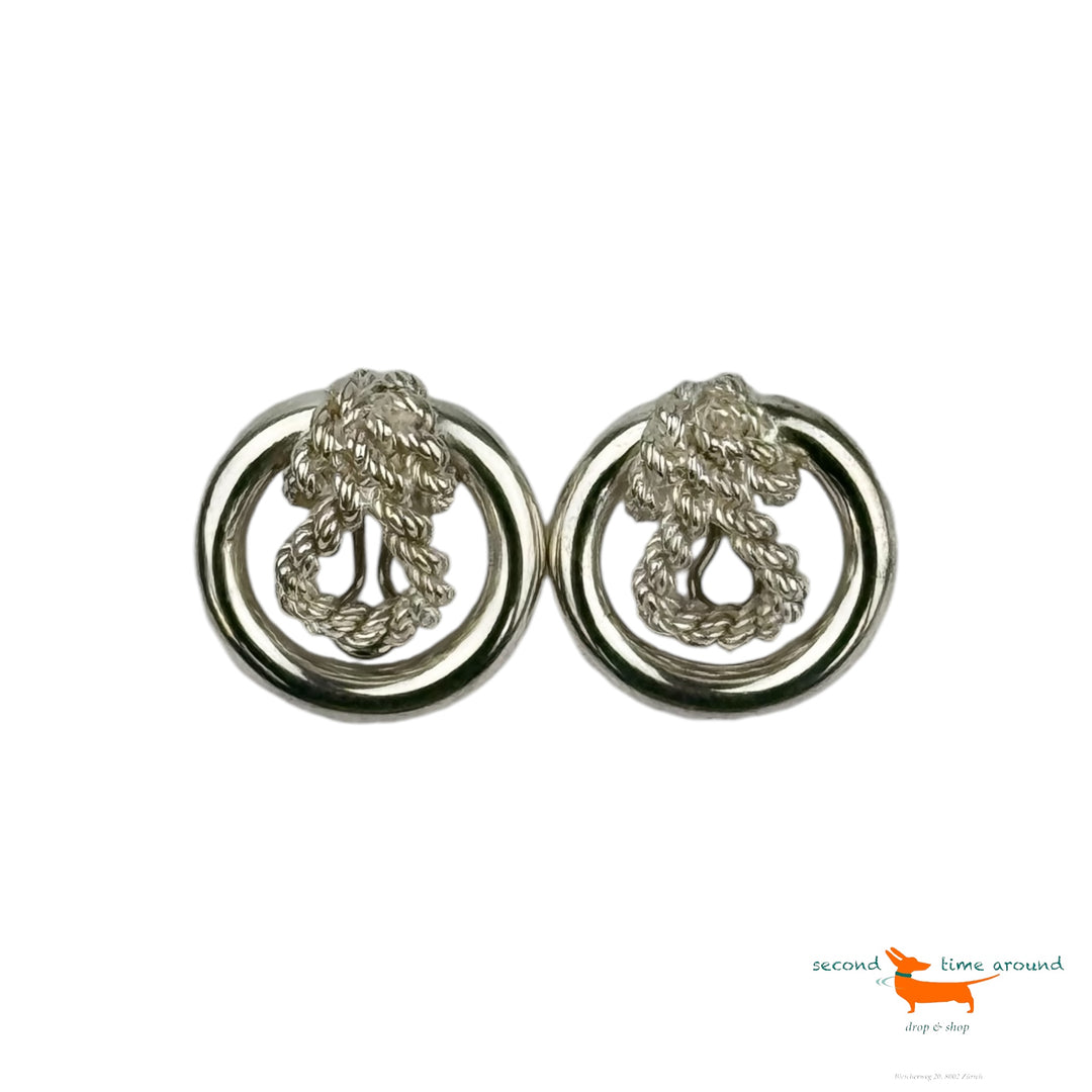 Hermes Earrings in 925 Silver