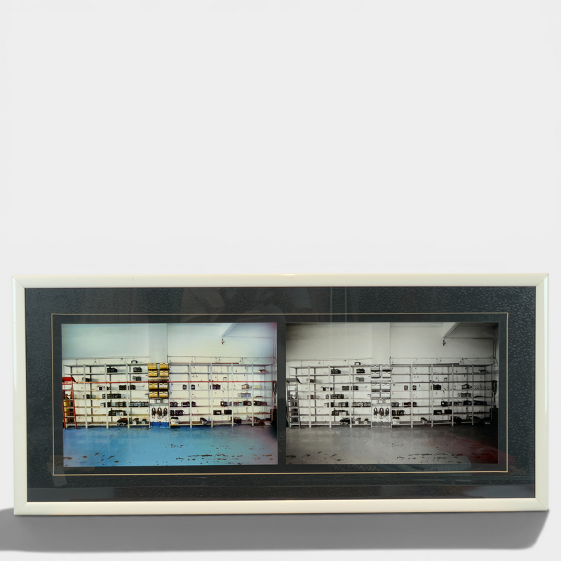 louis cane, f, 1943-2024 riva, dyptich photograph