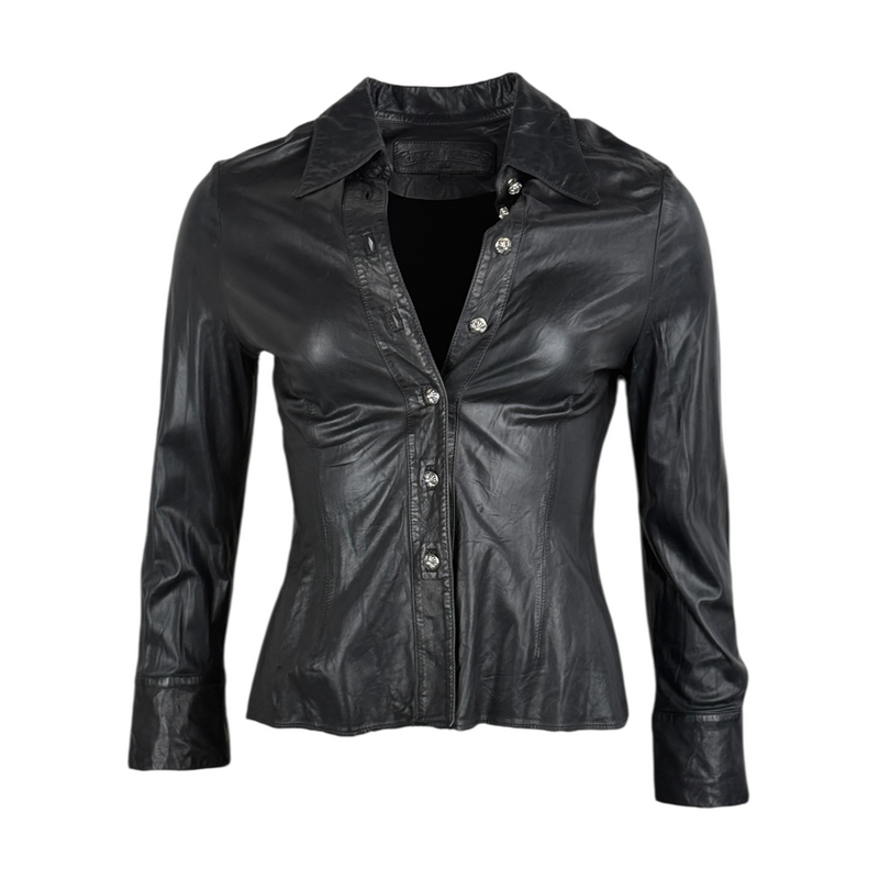Chrome Hearts women’s Leather Shirt