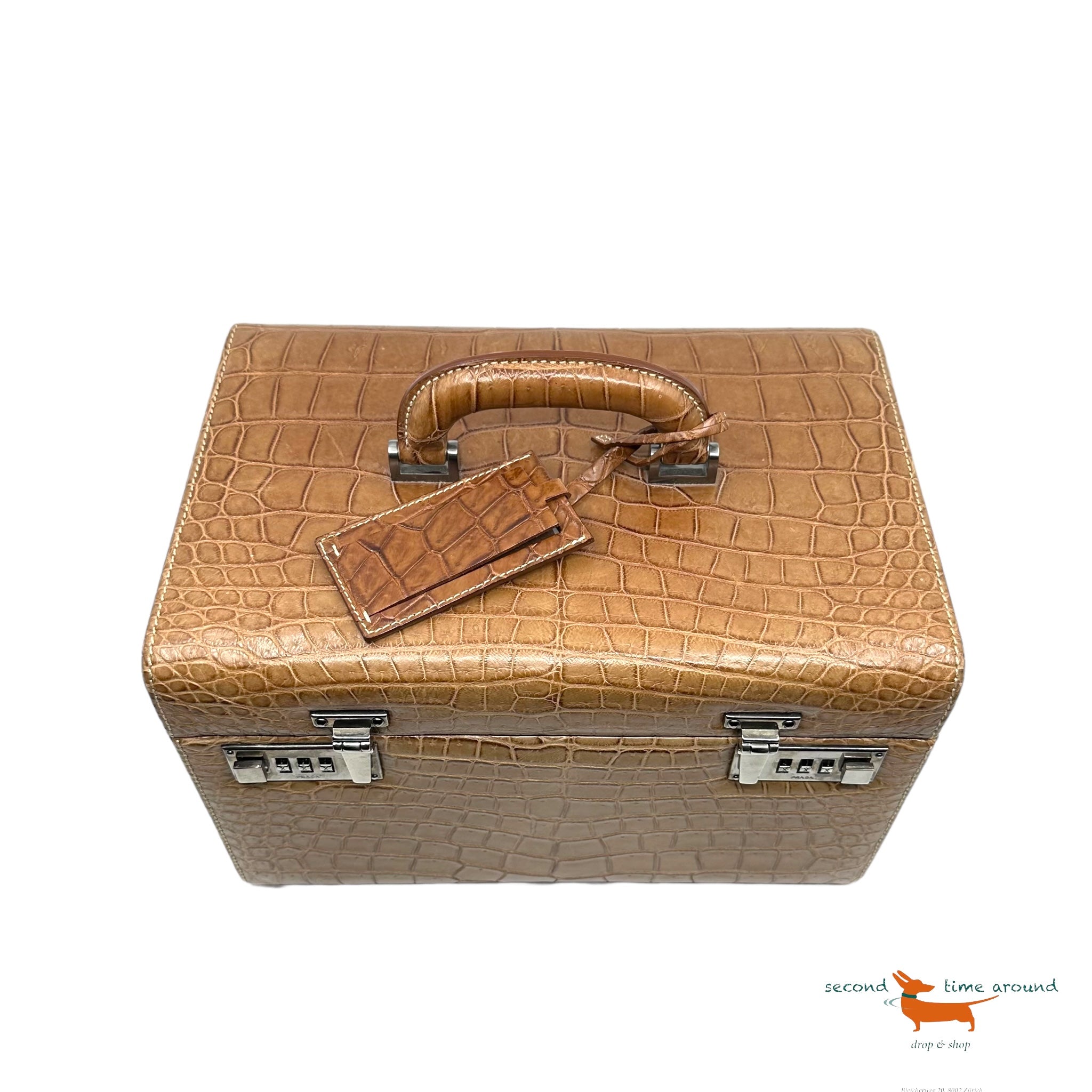 Prada Croco Beauticase