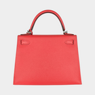 Hermes Kelly II Sellier 28 Epsom Jaipur Red Bag