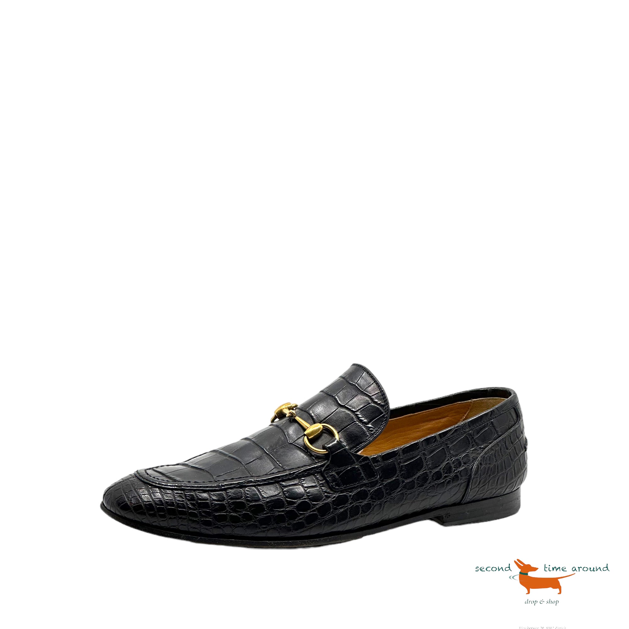 Gucci Jordaan Crocodile loafer