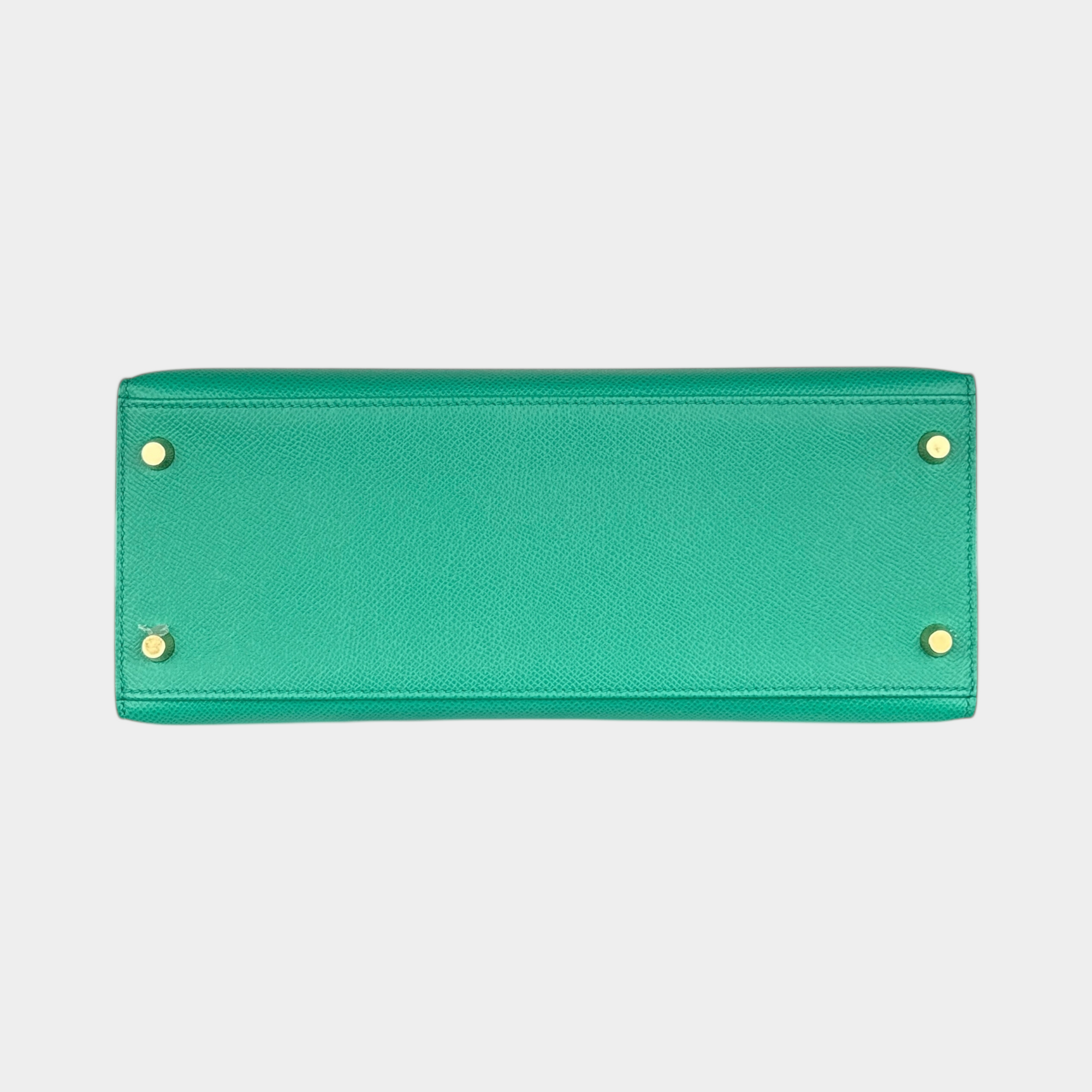 Hermes Kelly II Sellier 28 Epson Green Bag