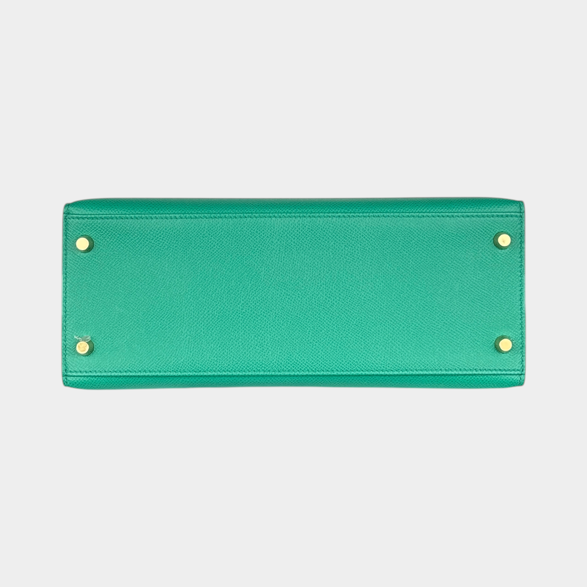 Hermes Kelly II Sellier 28 Epson Green Bag