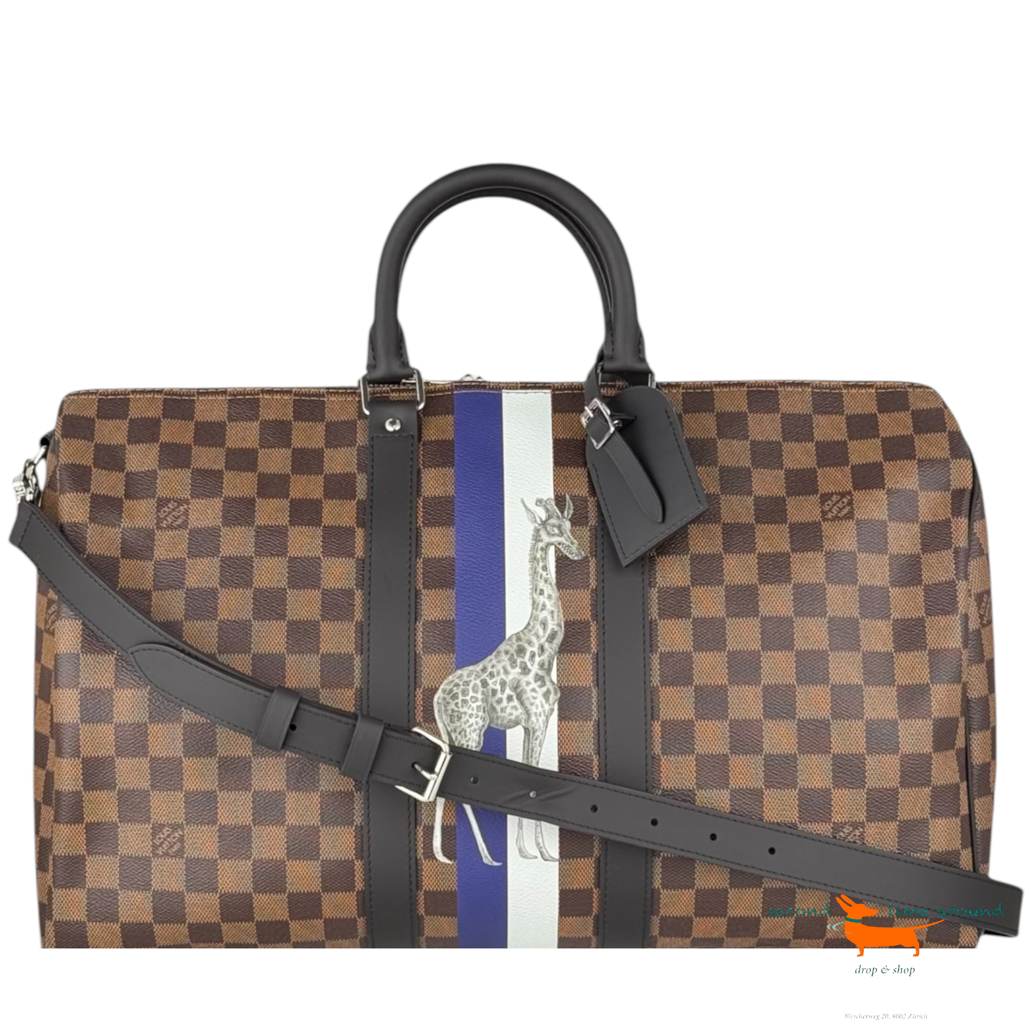 Louis Vuitton Keepall 45 Damier Giraffe 2016
