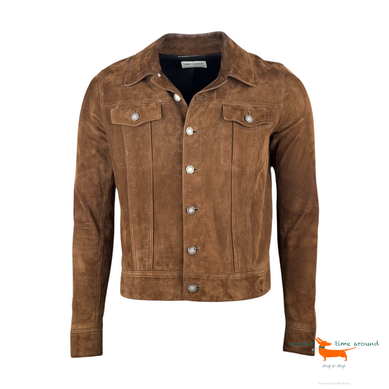 Saint Laurent Suede Leather Jacket