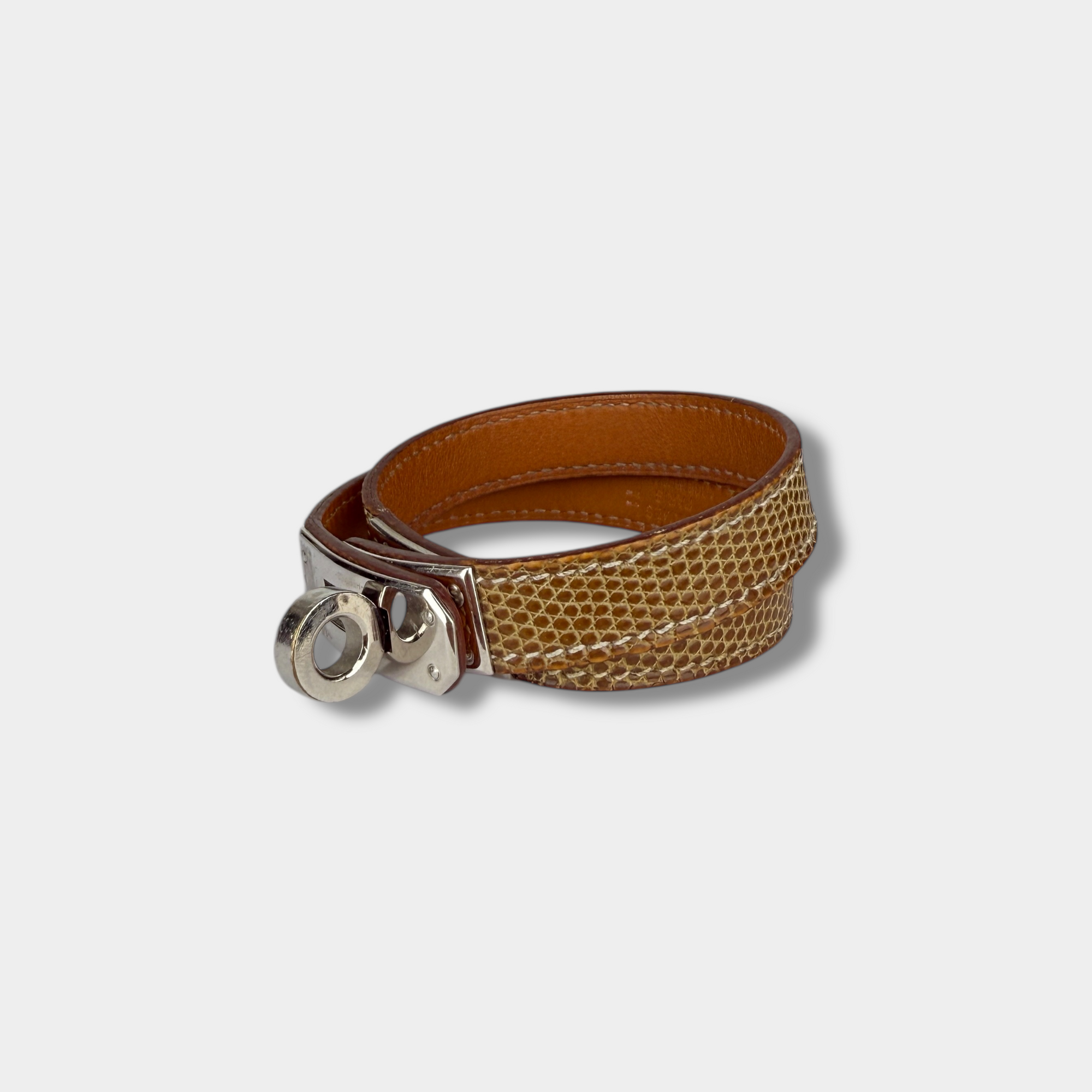 Hermes Kelly Bracelet in Lizard