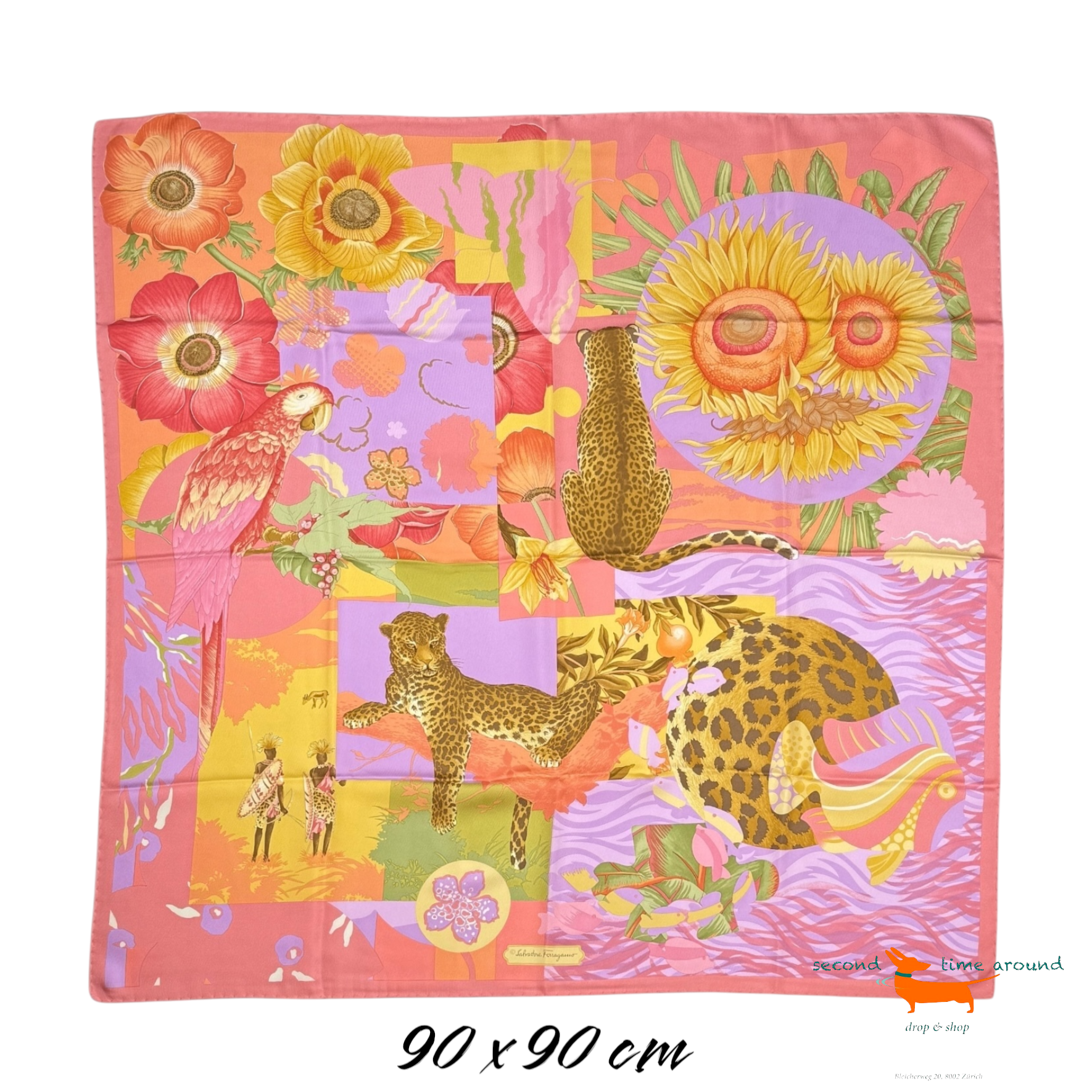 Salvatore Ferragamo Silk Scarf