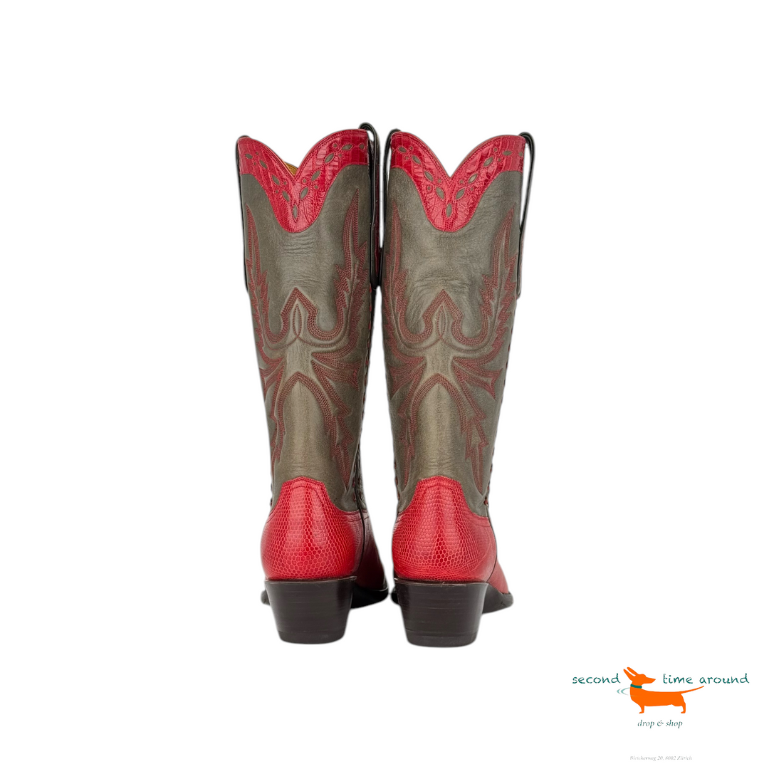 Stallion Calf Lizard Boots