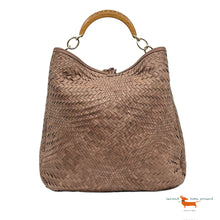 Salvatore Ferragamo Braided Calf Leather Bag