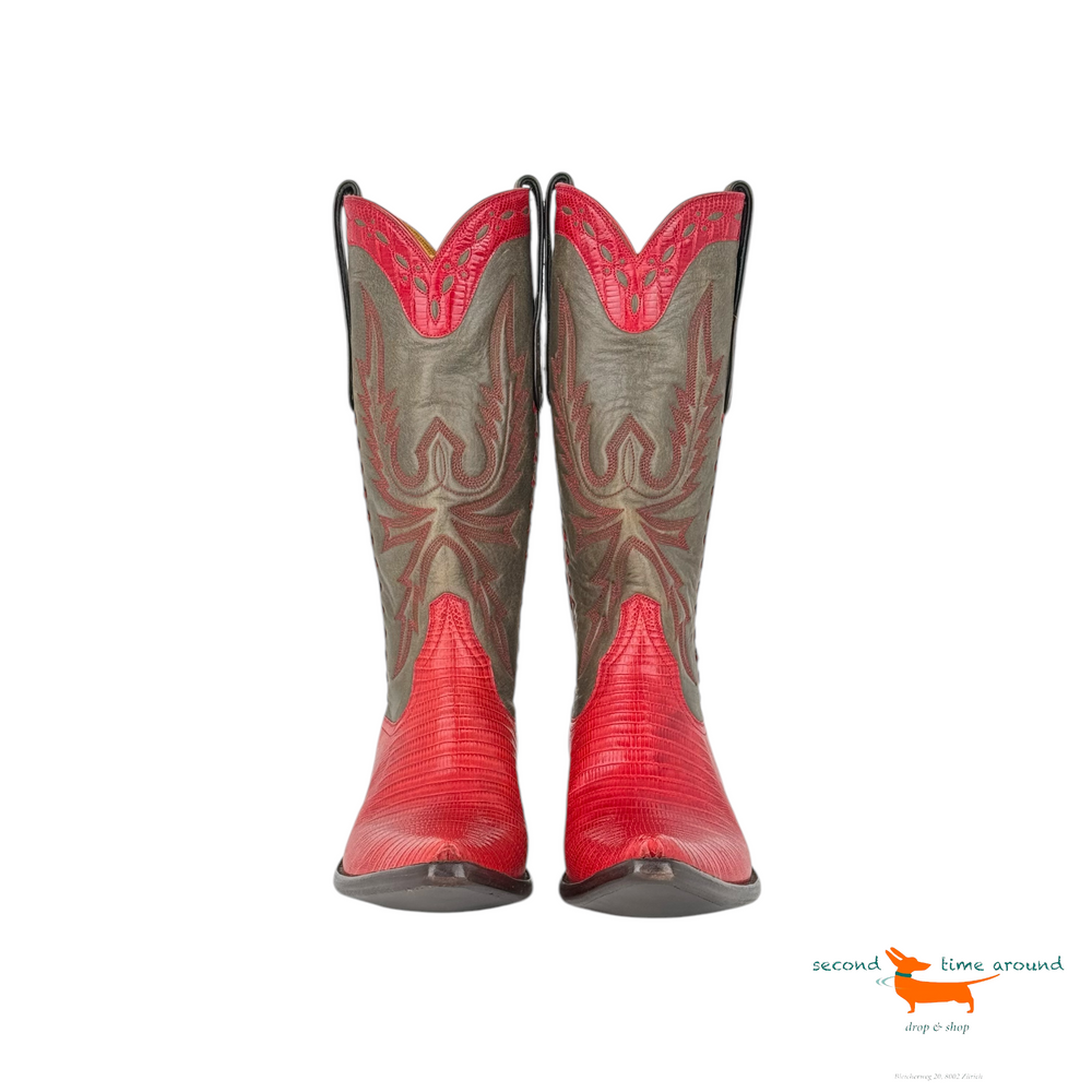 Stallion Calf Lizard Boots