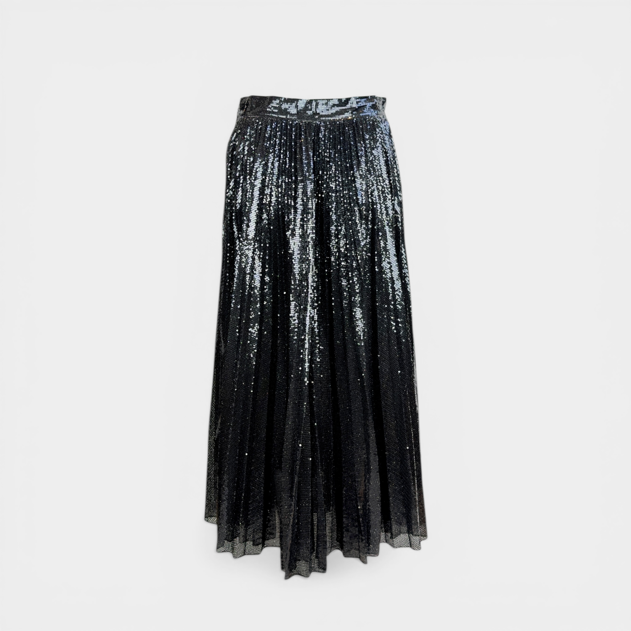 Valentino Vlogo Sequined Skirt
