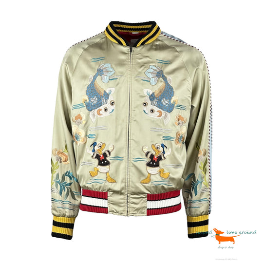 Gucci Disney Collaboration Donald Duck Bomber Jacket