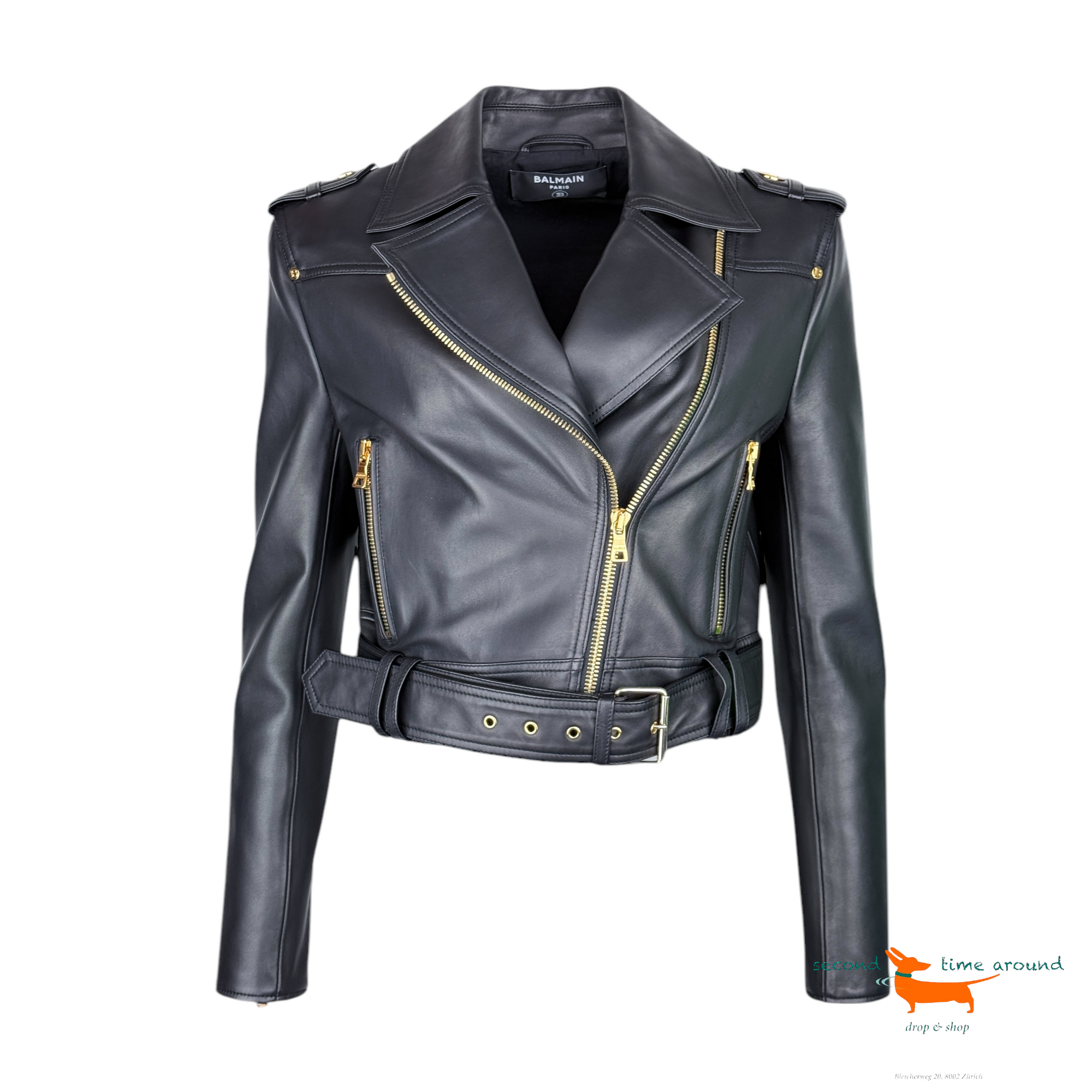 Balmain Leather Bikerjacket