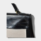 Hermes Kelly Vintage Canvas Leather 32 Bag