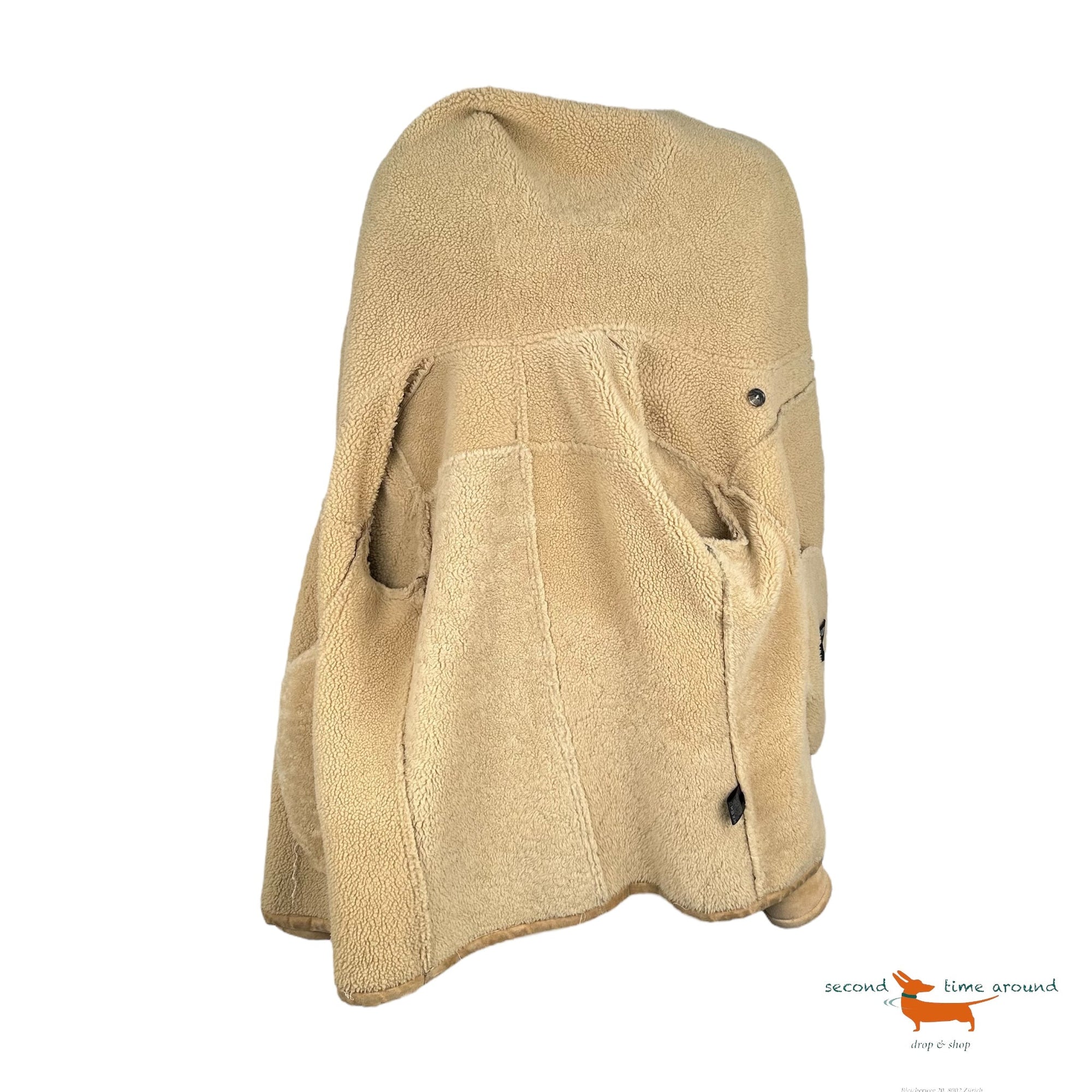 Balmain Hoodet Shearling Jacket