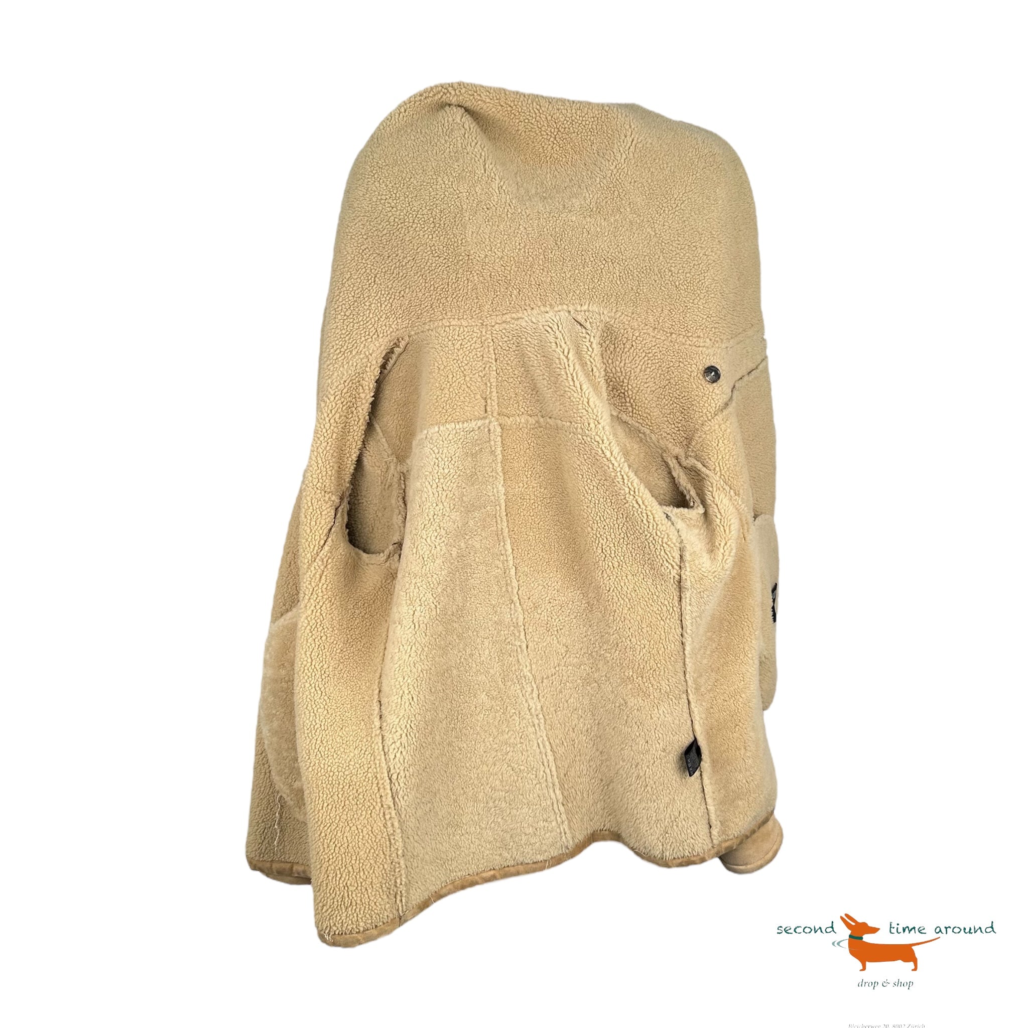 Balmain Hoodet Shearling Jacket