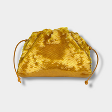 Bottega Venetta Sequin The Mini Pouch Honeycomb Bag