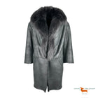 Prada Shearling Coat with Fox Collar